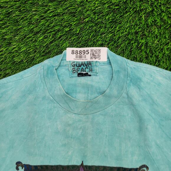 Vintage 90s San Diego Palm Tree Crest T-Shirt Mens L Boxy Fit Made In USA - Picture 2 of 13